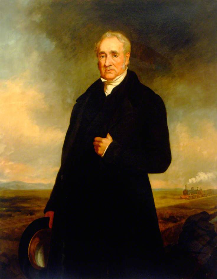 George Stephenson (1781–1848) (copy After John Lucas) — Charles William Mitchell