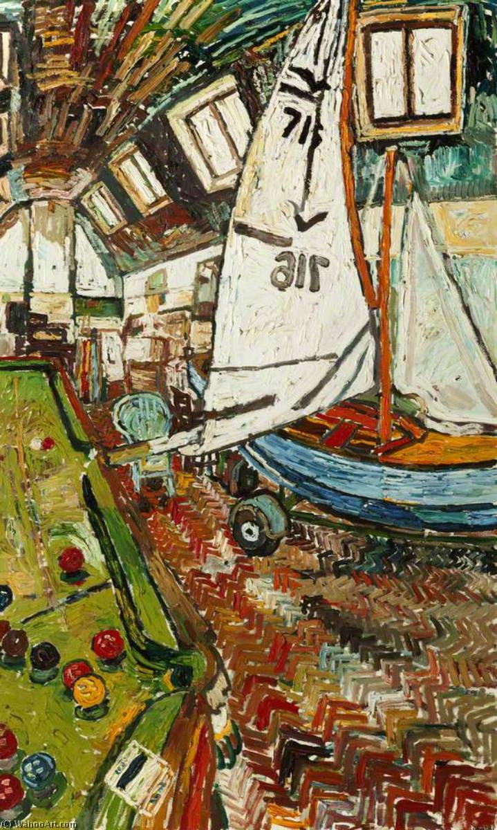 Sailboat In The Artist's Studio — John Randall Bratby