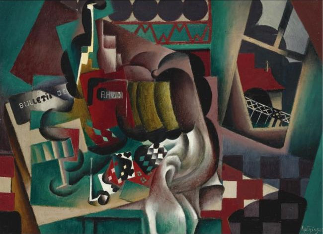 Still Life With Pumpkin And Bottle Of Rum — Jean Dominique Antony Metzinger