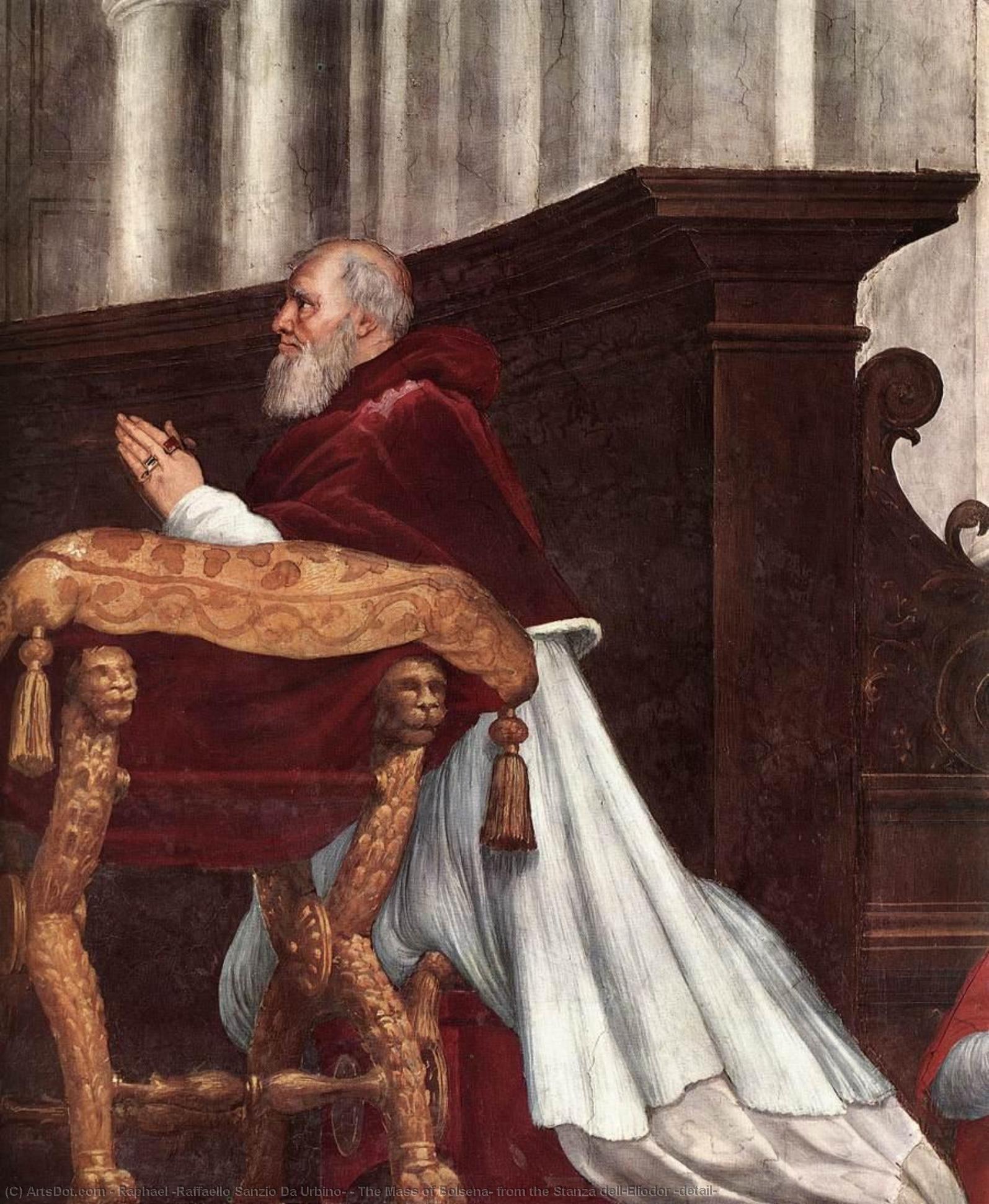 The Mass Of Bolsena, From The Stanza Dell'eliodor (detail) — Raphael
