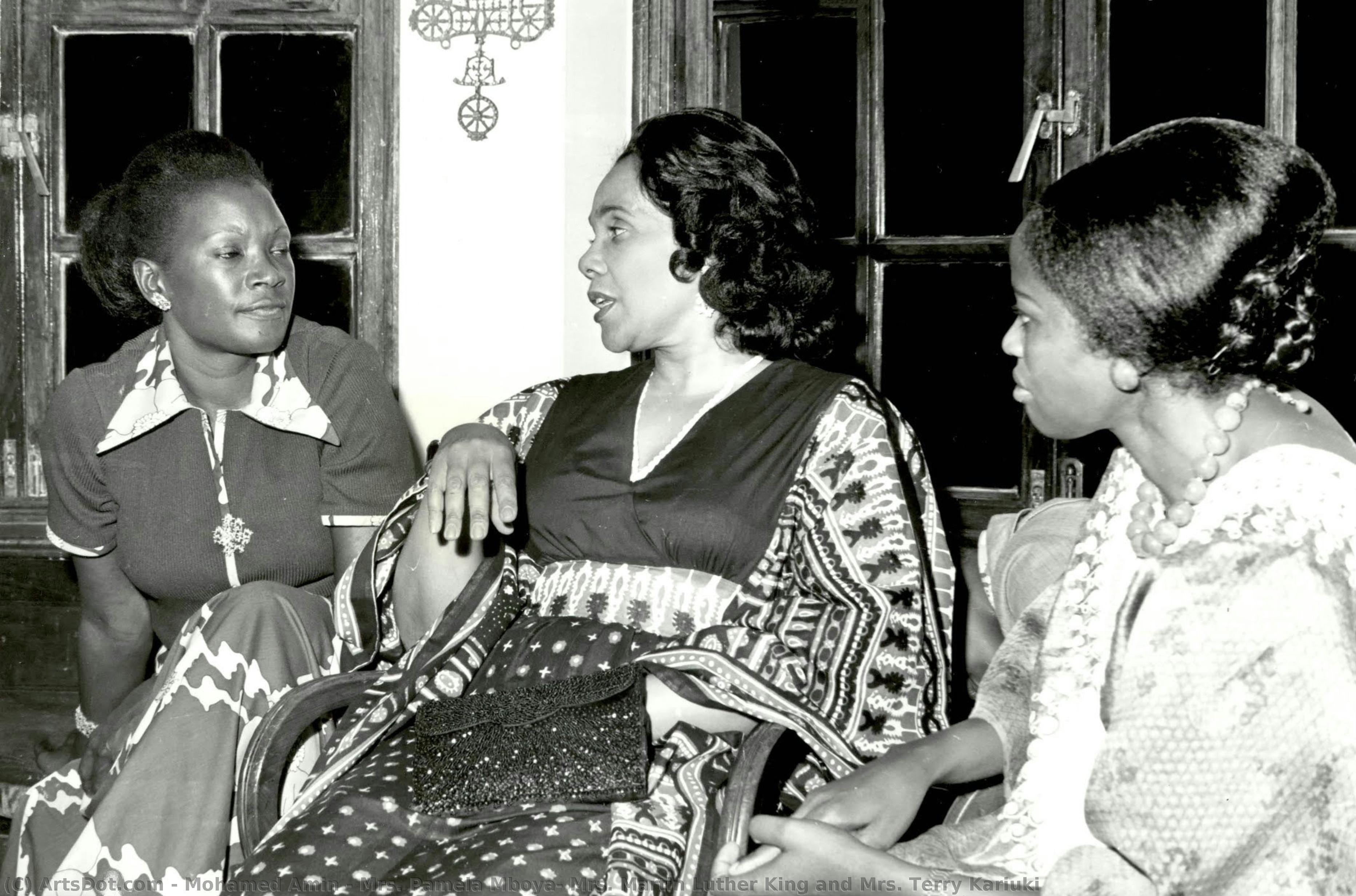 Mrs. Pamela Mboya, Mrs. Martin Luther King And Mrs. Terry Kariuki — Mohamed Amin