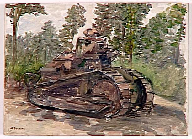 Tank Renault, Août 1918 — Joseph-félix Bouchor