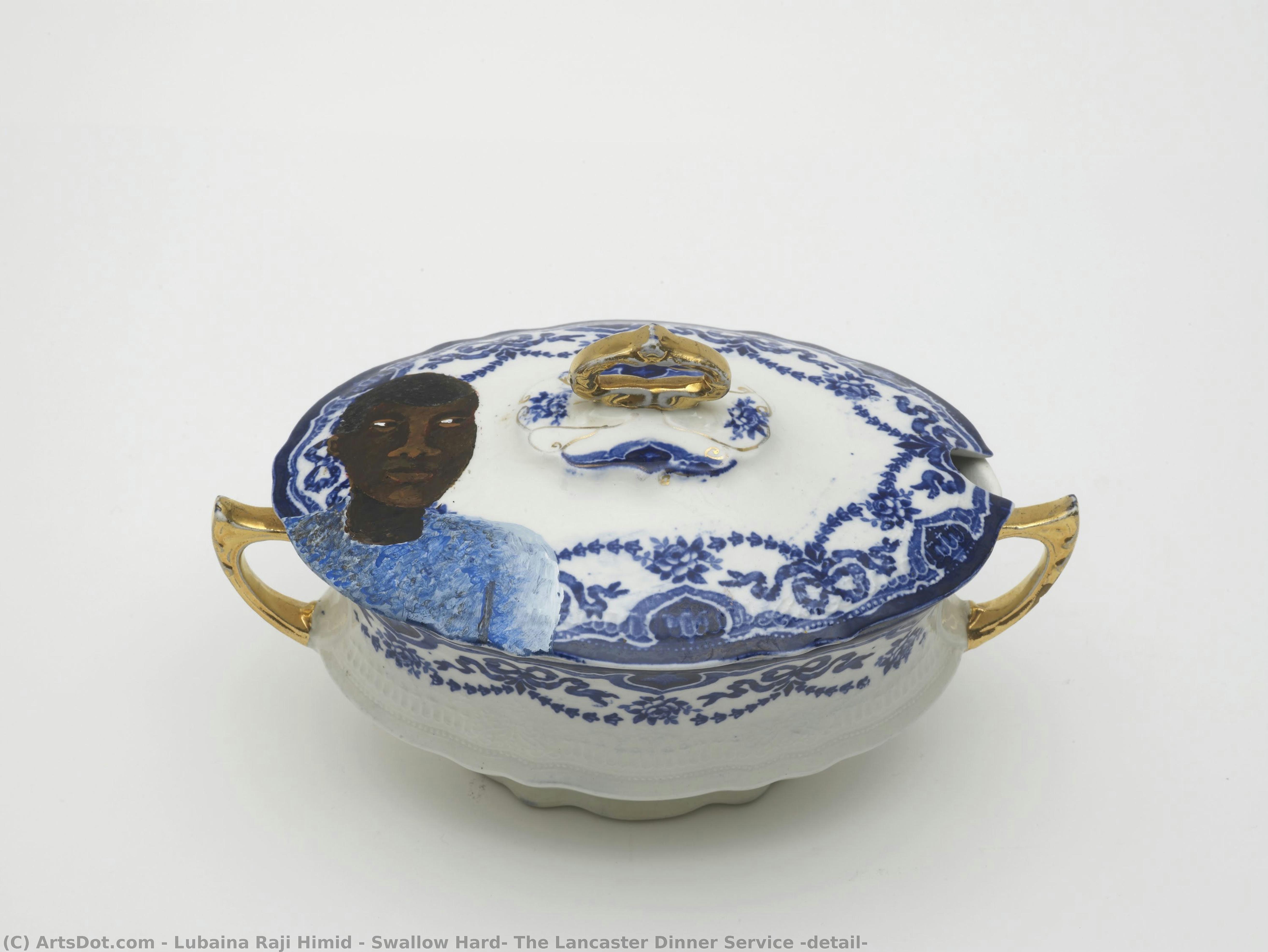 Swallow Hard: The Lancaster Dinner Service (detail) — Lubaina Raji Himid