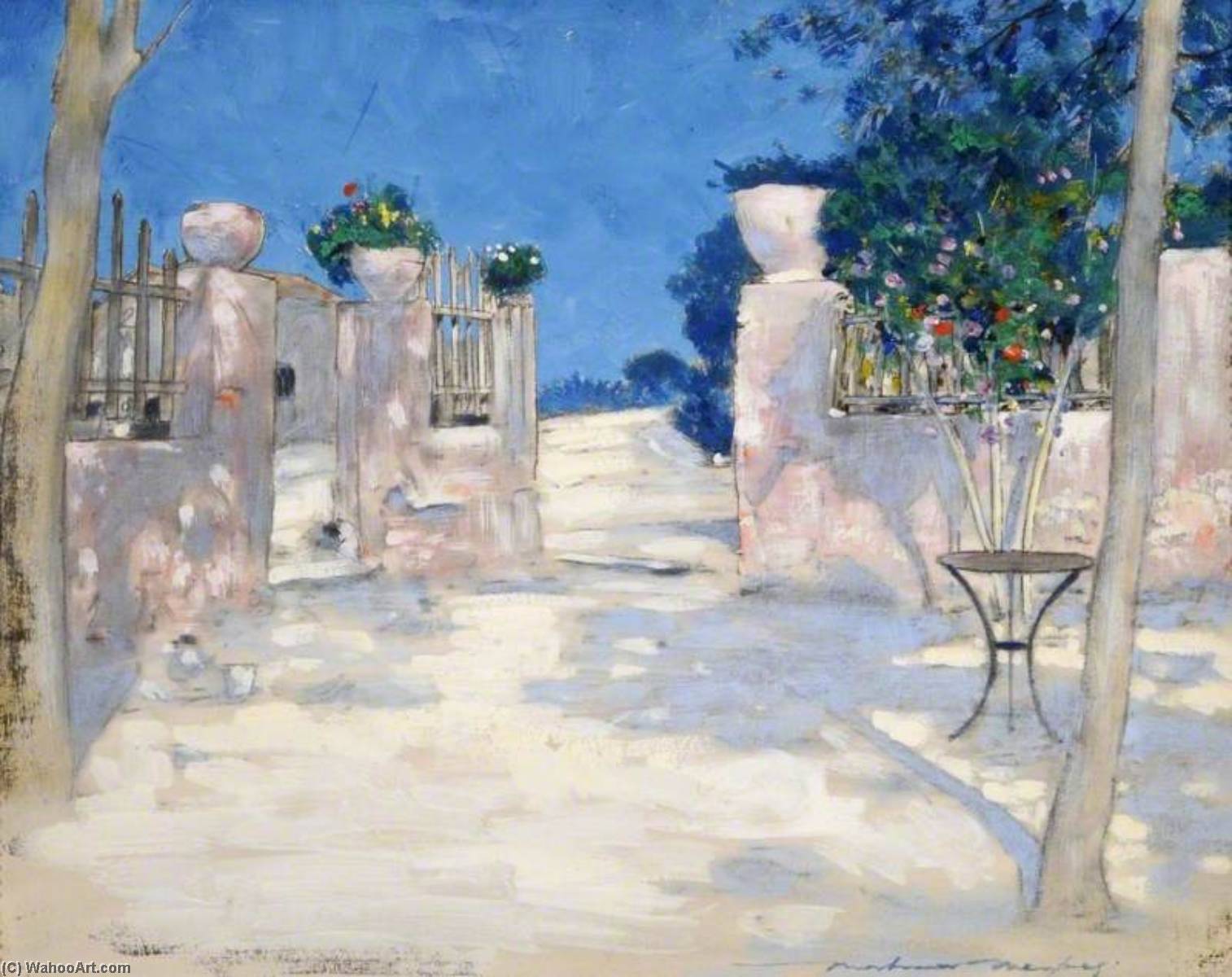 Entrance To A Japanese Garden — Mortimer Luddington Menpes