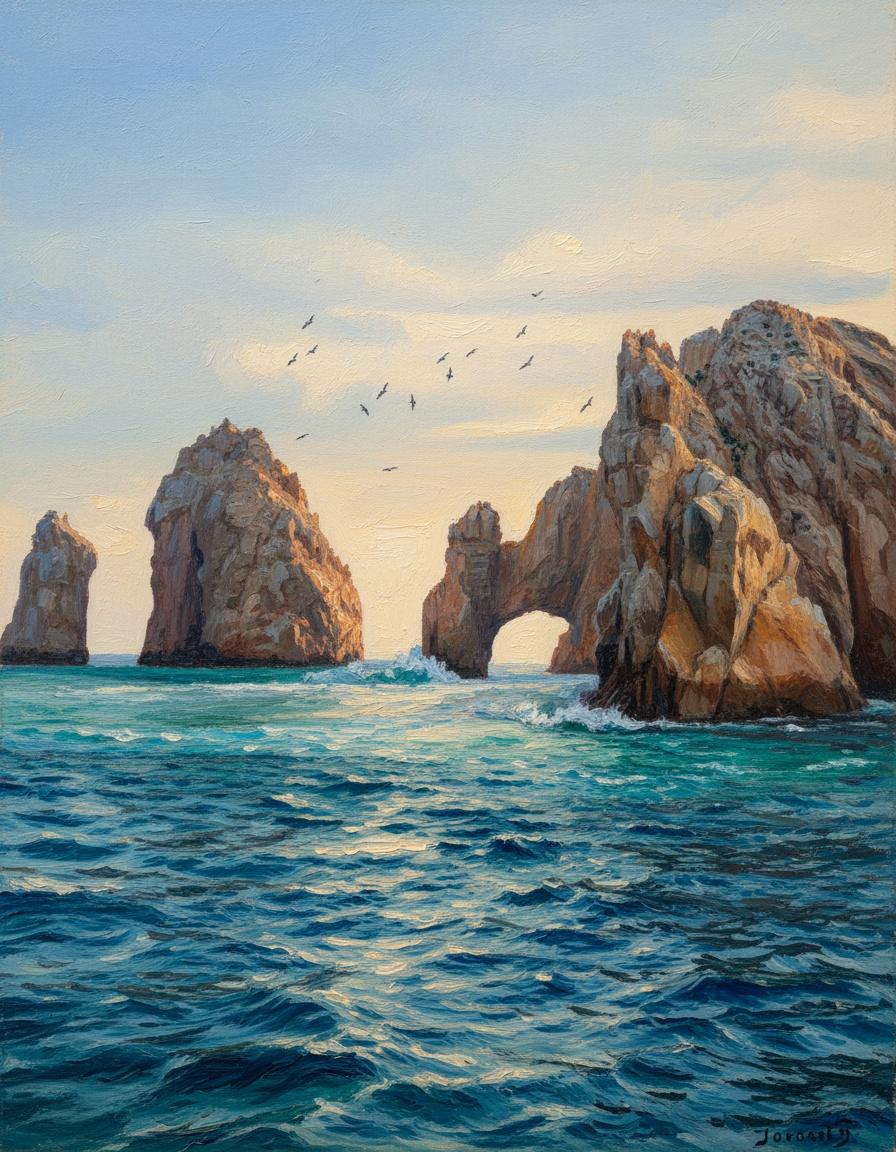 Aurelian Radiance: The Coastal Monolith — Océane Michel