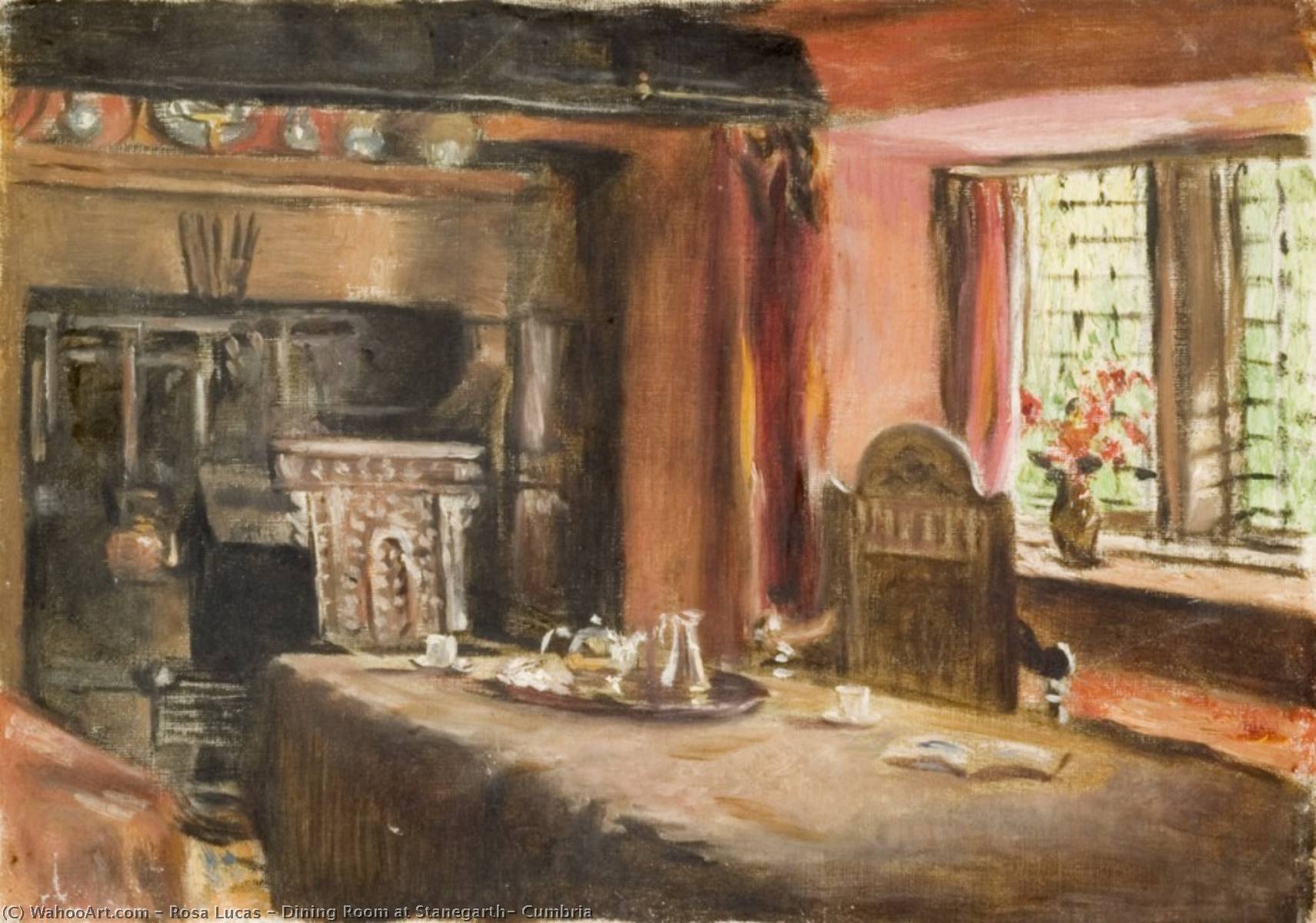 Dining Room At Stanegarth, Cumbria — Rosa Lucas
