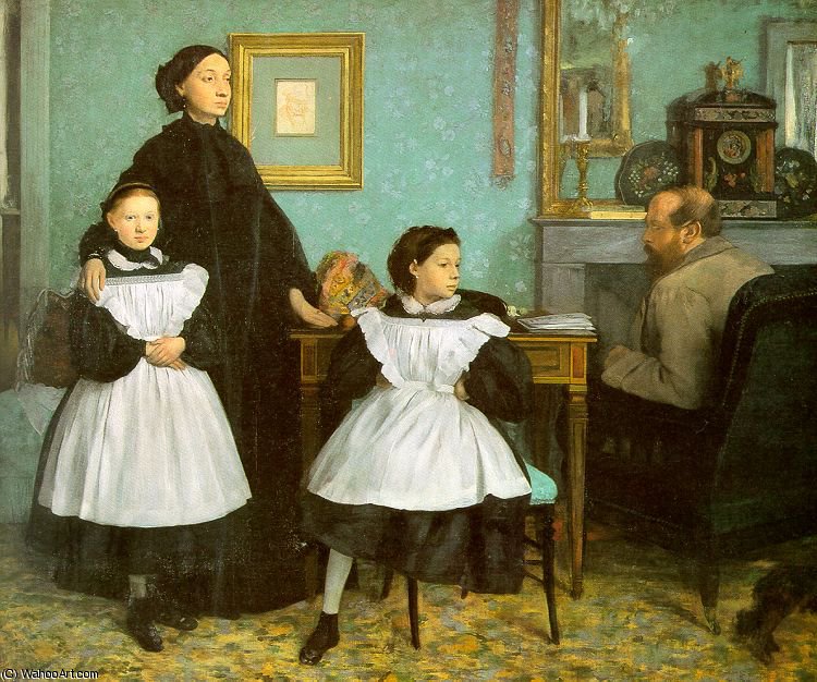The Bellelli Family, Oil On Canvas, Musée D'o — Хилари Жермен Едгар Дегас