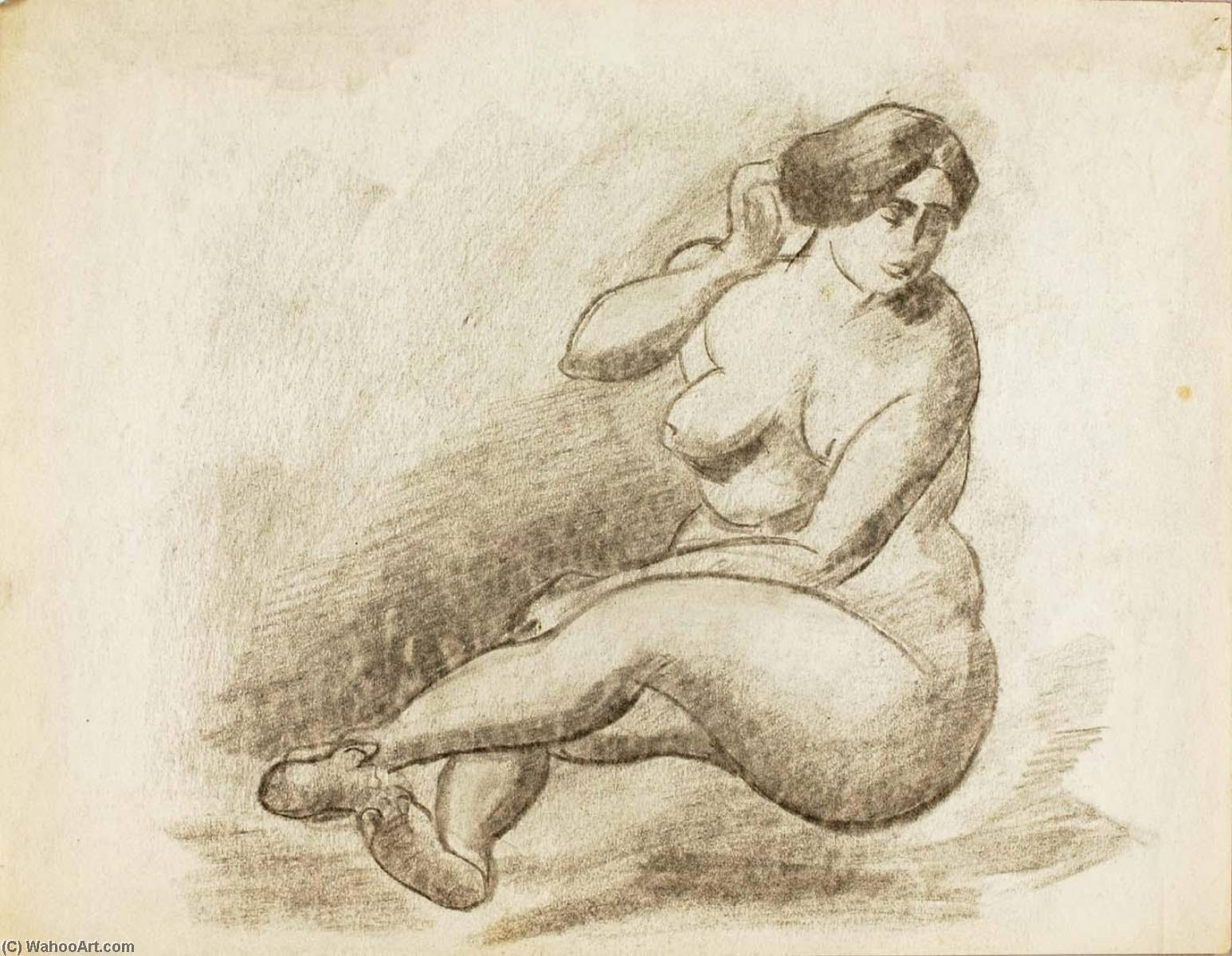 Seated Female Nudes — Carl Newman