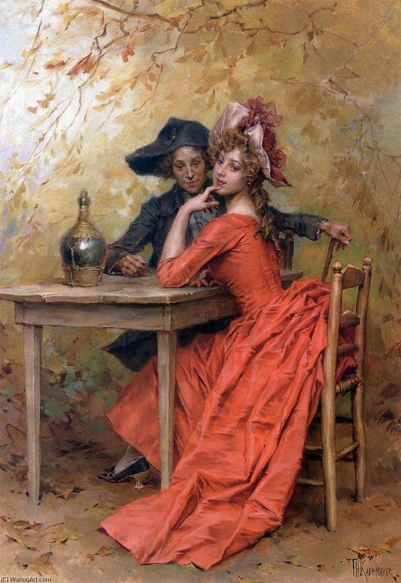 Lady In Red — Frederik Henrdik Kaemmerer