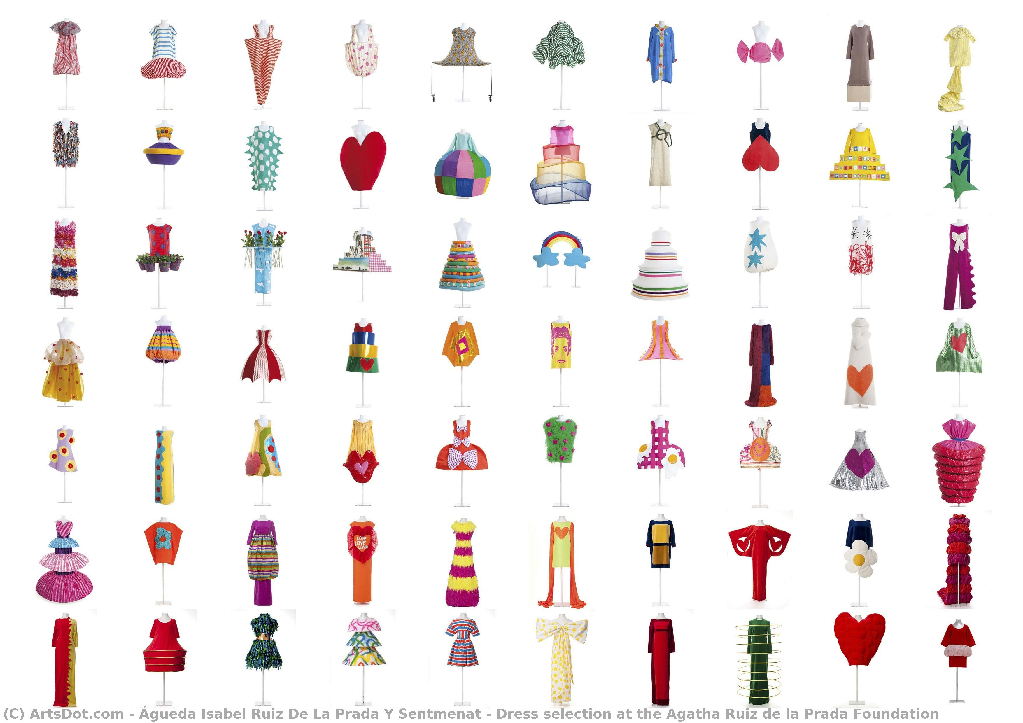 Dress Selection At The Agatha Ruiz De La Prada Foundation — Águeda Isabel Ruiz De La Prada Y Sentmenat