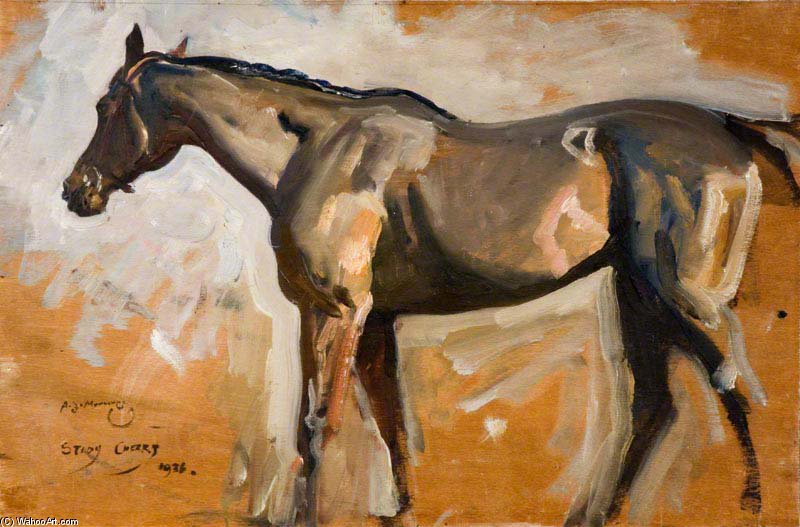 Study Of A Clipped Hunter Mare — Sir Alfred James Munnings