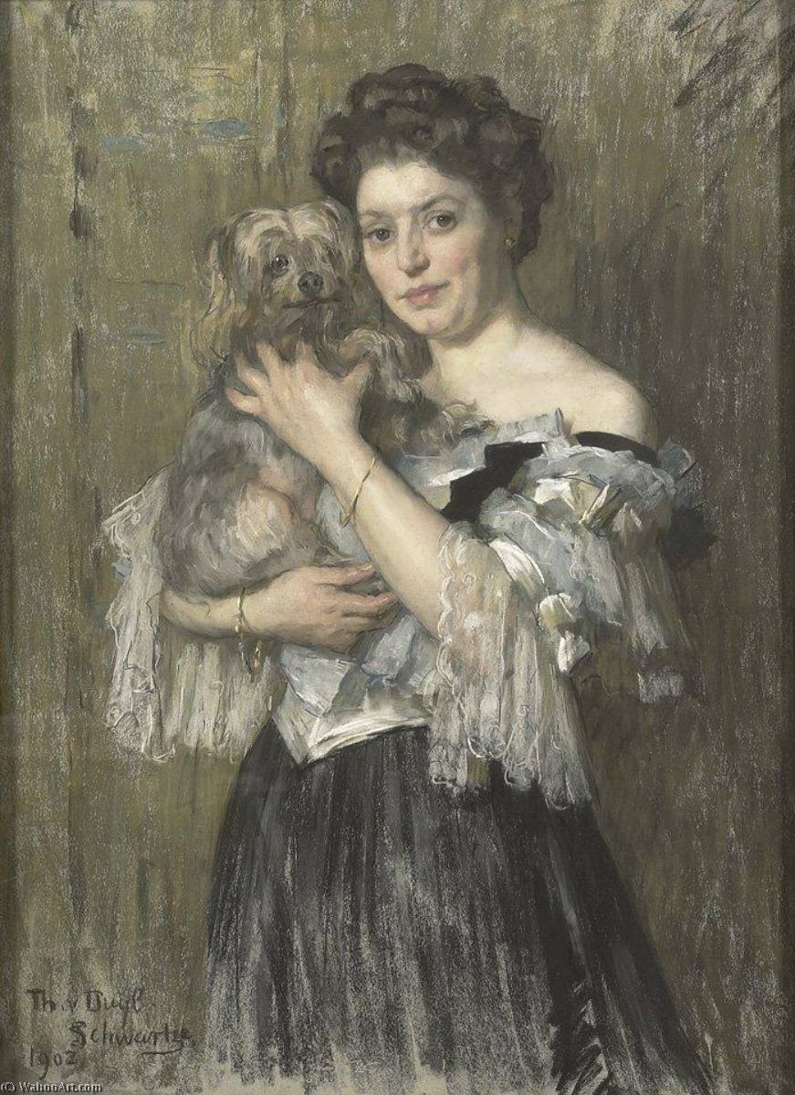 Maria Catharina Josephine Jordan Wife Of The Painter George Hendrik Breitner — Thérèse Schwartze