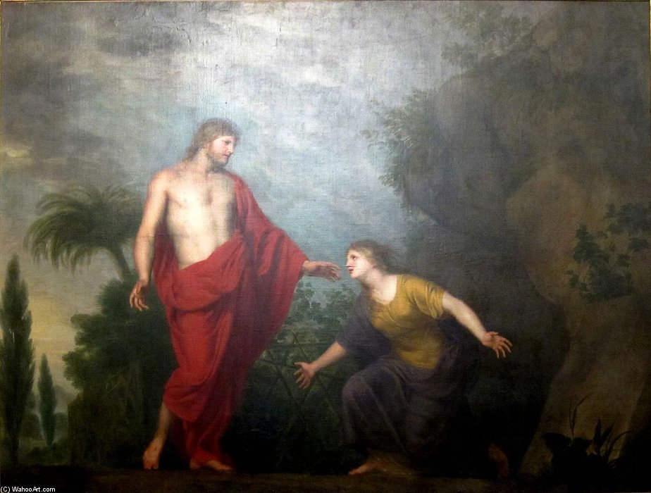 Madeleine Consolee Par La Vue De Notre Seigneur Apres Sa Resurrection — Andries Cornelis Lens