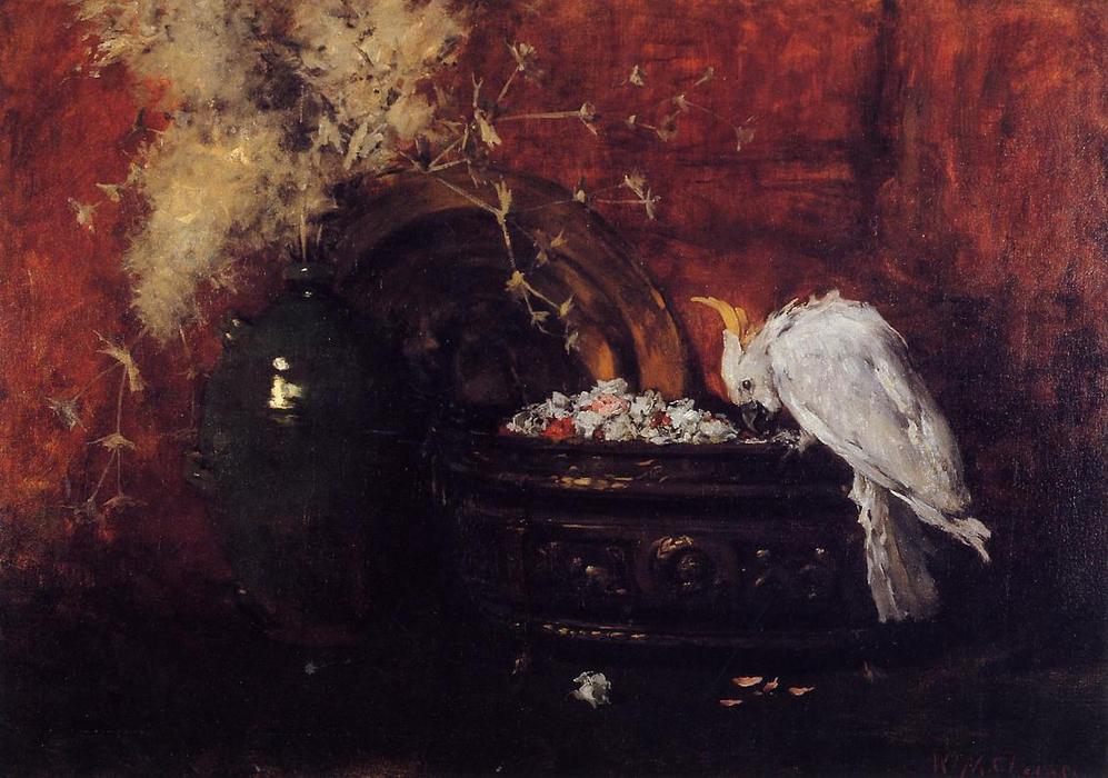 Still Life With Cockatoo — William Merritt Chase