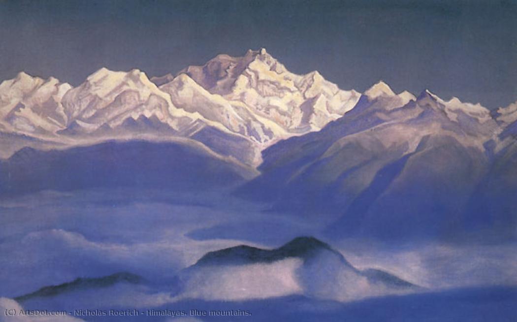Himalayas. Blue Mountains. — ニコライ・ロエリヒ