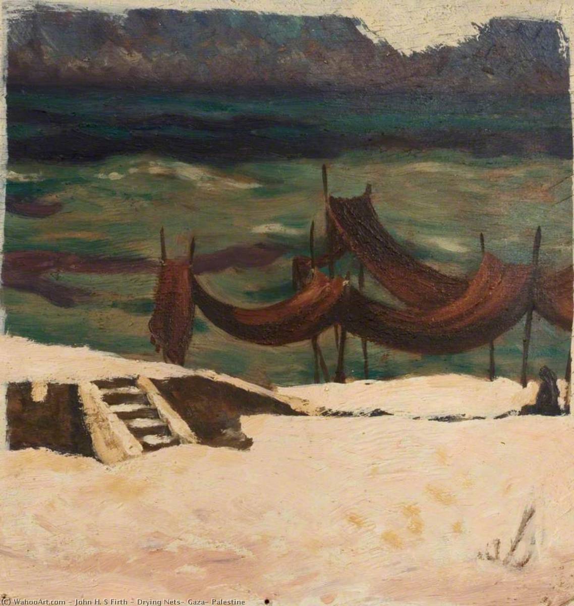 Drying Nets, Gaza, Palestine — John H. S Firth