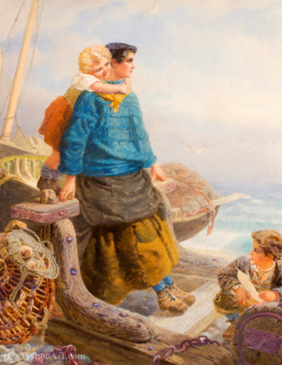 Break, Break, Break, On The Cold Grey Stones O Sea — Alfred Downing Fripp