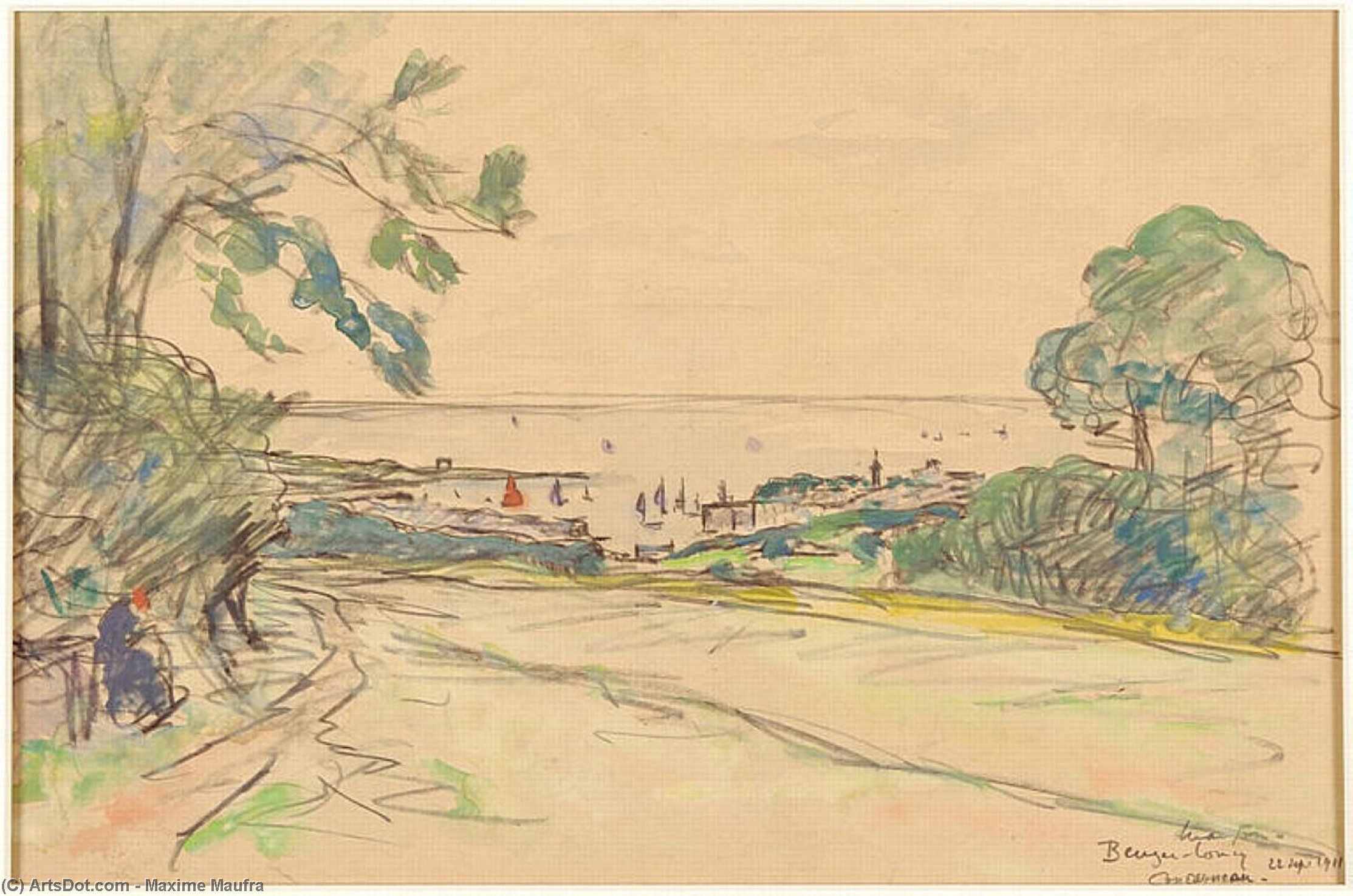 Beuzec-concq In Concarneau — Maxime Emile Louis Maufra