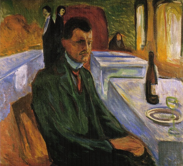 Self-portrait In Weimar — Edvard Munch
