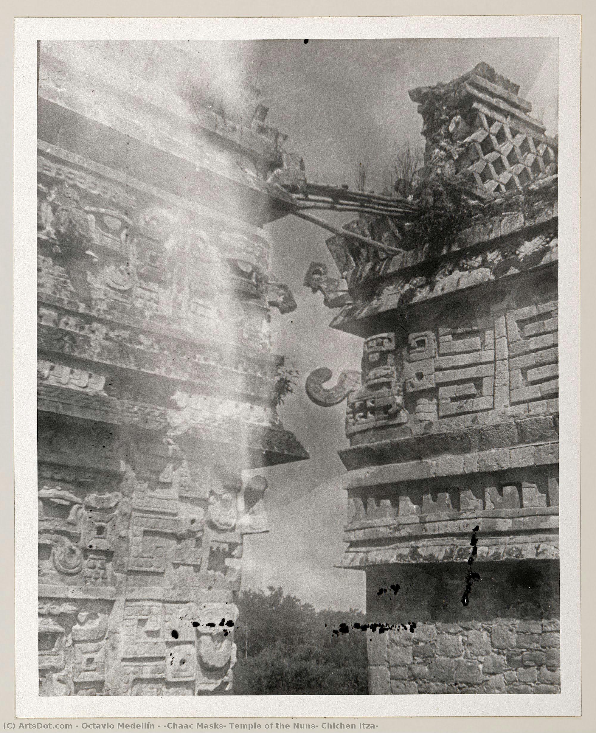 [chaac Masks, Temple Of The Nuns, Chichen Itza] — Octavio Medellín