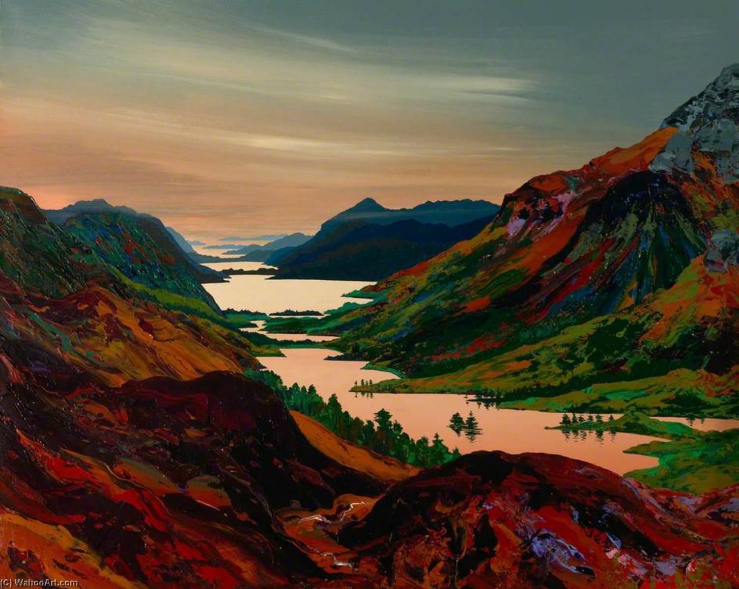 The Great Glen Through Four Seasons (panel 1 Of 4) — James Hawkins