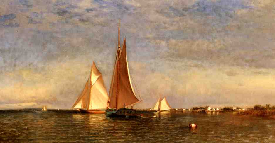 Fishing Boats On Jamaica Bay — Francis A Silva