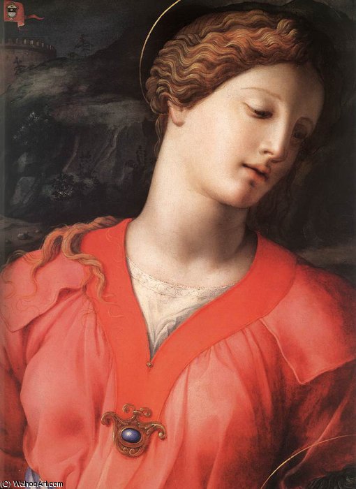 The Panciatichi Holy Family (detail) — Agnolo Bronzino
