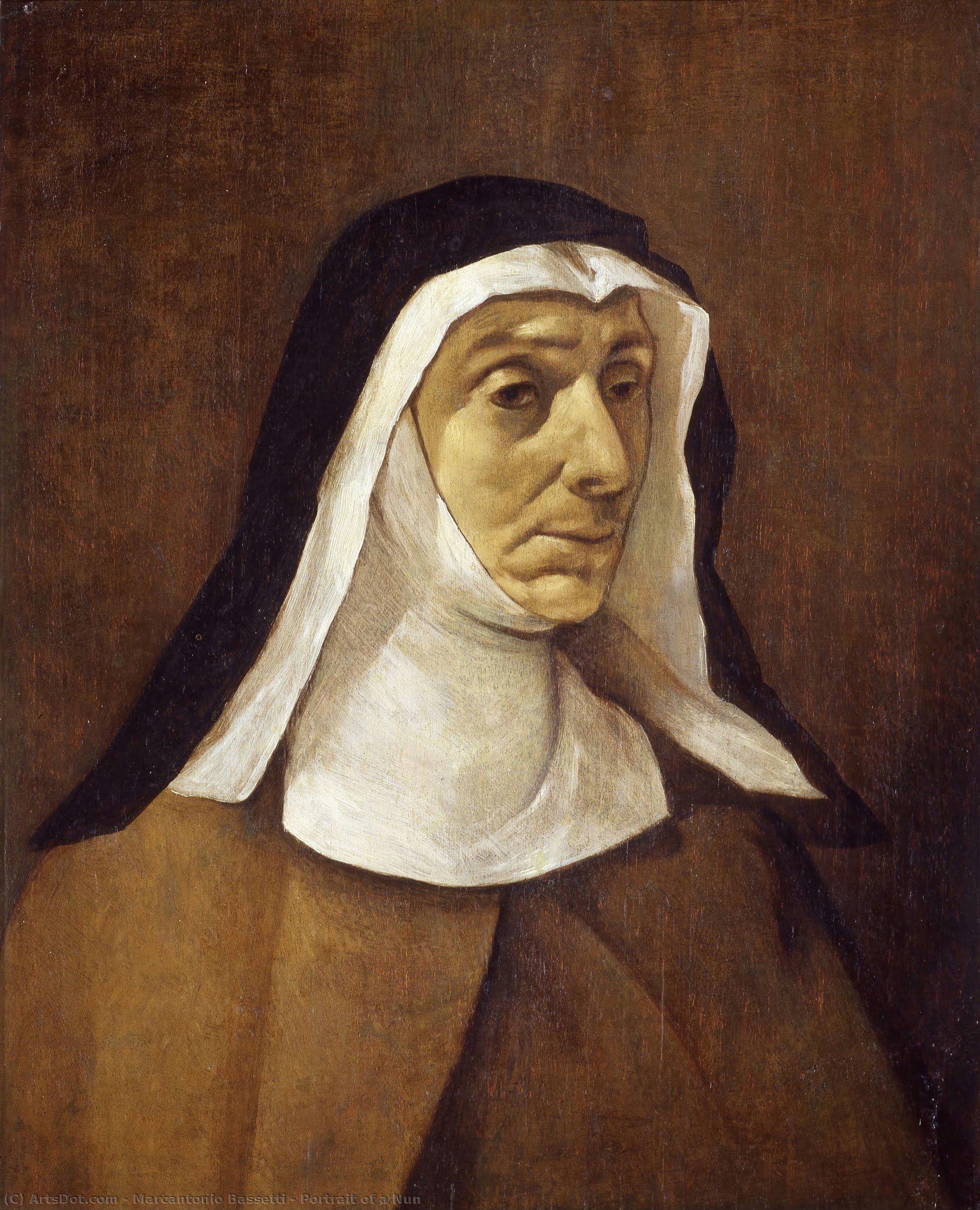 Portrait Of A Nun — Marcantonio Bassetti
