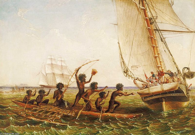 Aboriginal Canoes — Томас Бэйнс