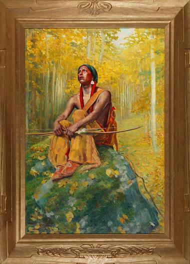Voices Of The Woods, (painting) — Bert Geer Phillips
