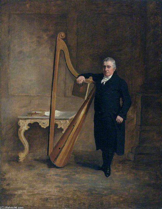 Griffith Owen, Harpist To The Corbet Family Of Ynysymaengwyn — Benjamin Marshall