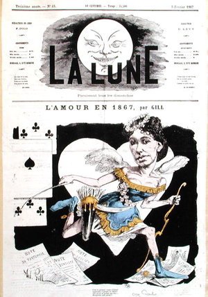 Caricature Of Cora Pearl — André Gill