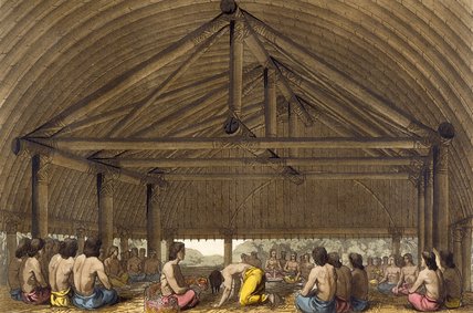 Pulaho, King Of The Friendly Islands Drinking Kava — Gallo Gallina