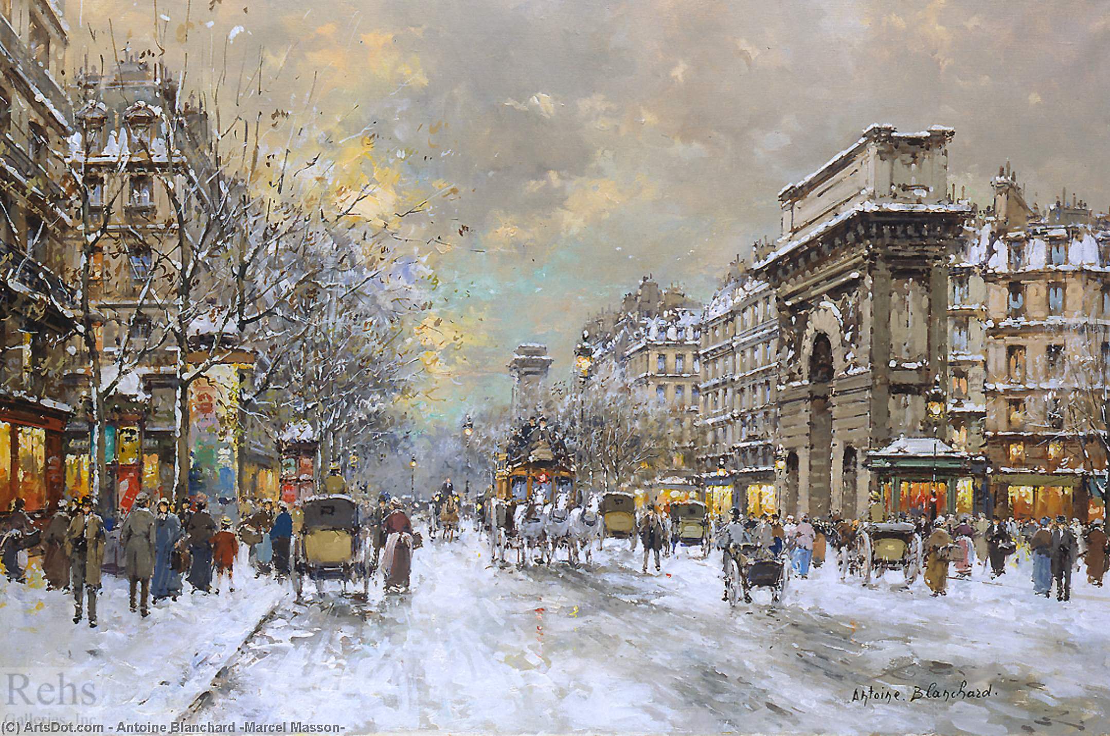 Porte St.martin And Porte, St.denis — Antoine Blanchard (marcel Masson)