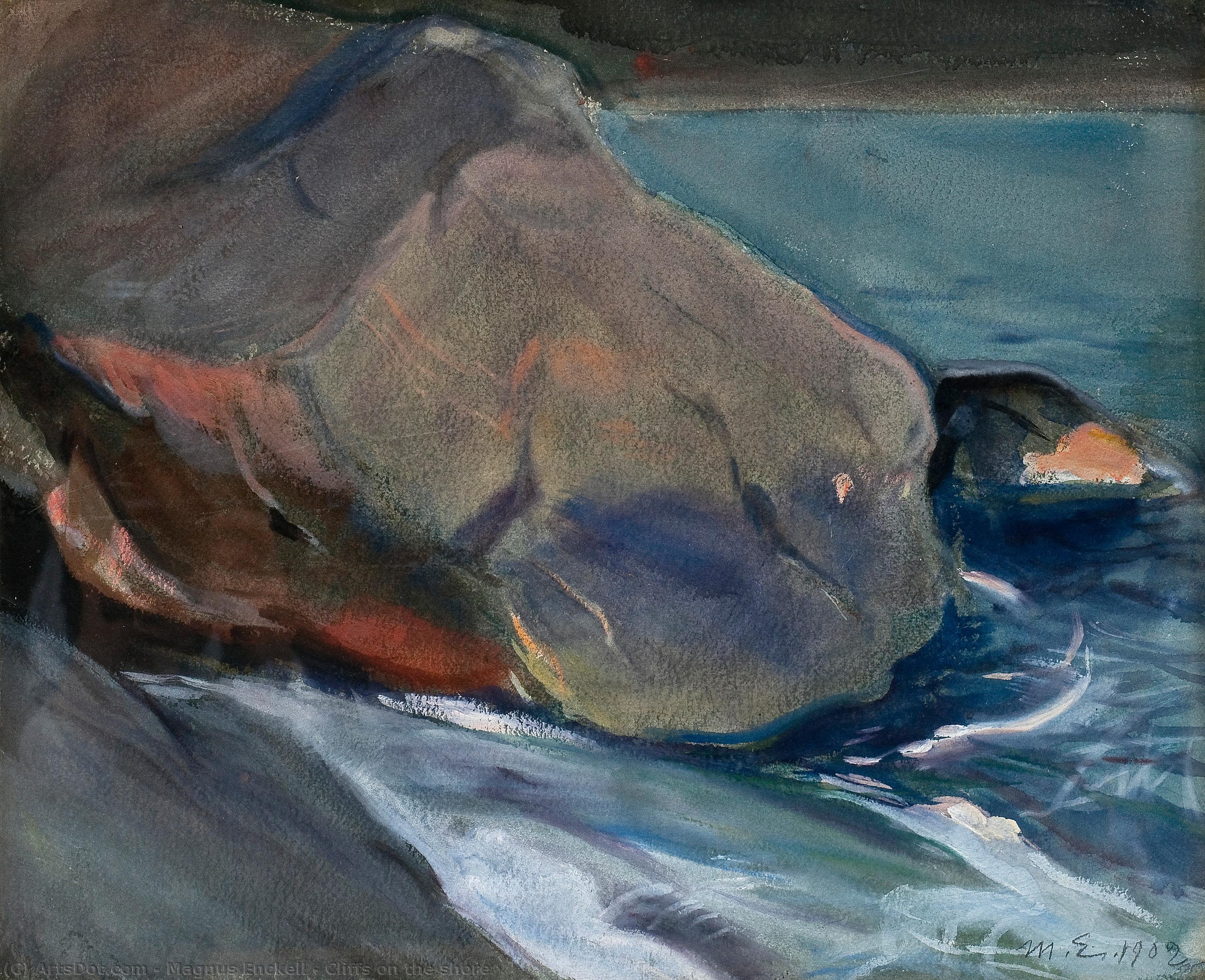Cliffs On The Shore — Magnus Enckell