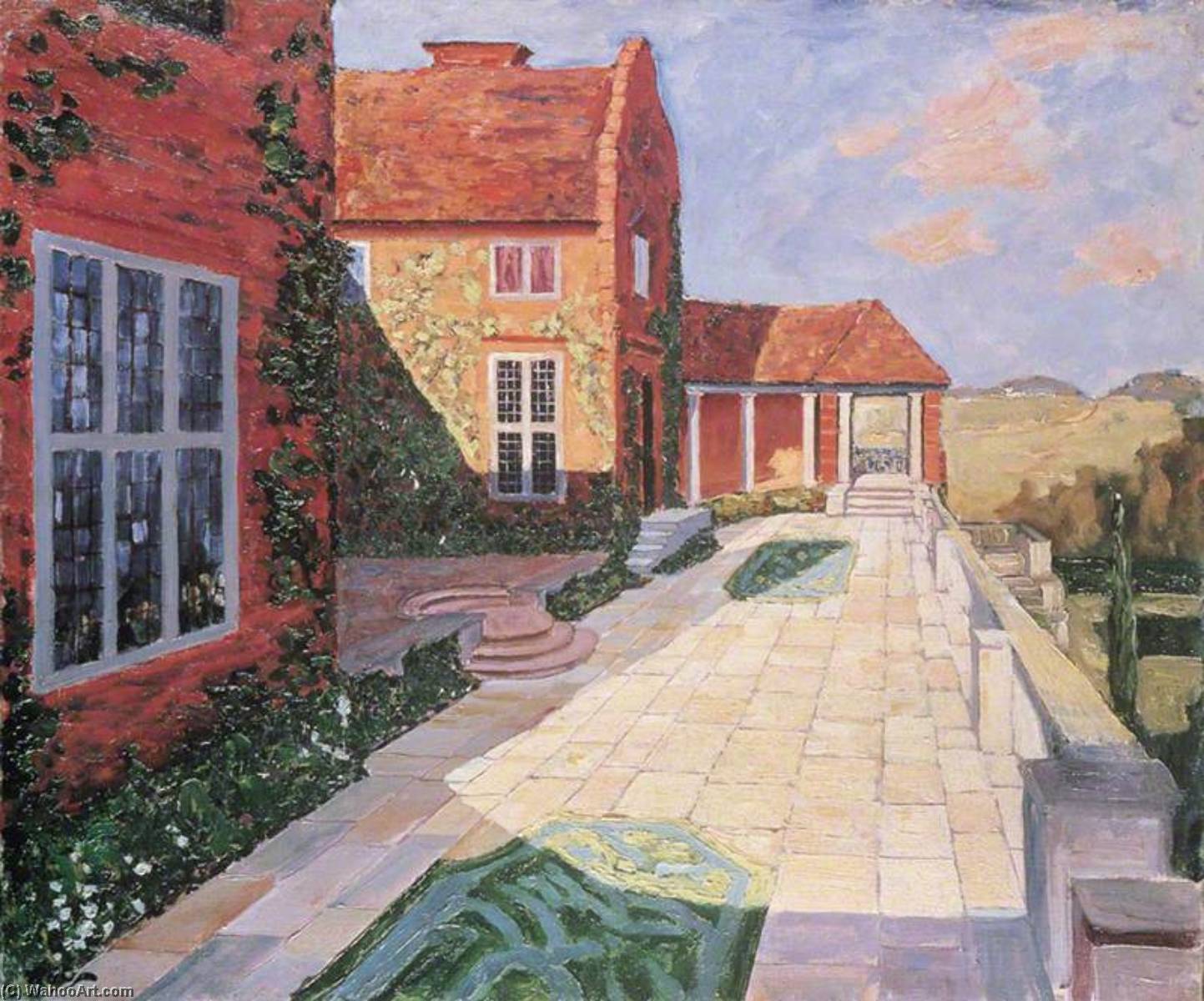 The Terrace At Port Lympne — Winston Spencer Churchill