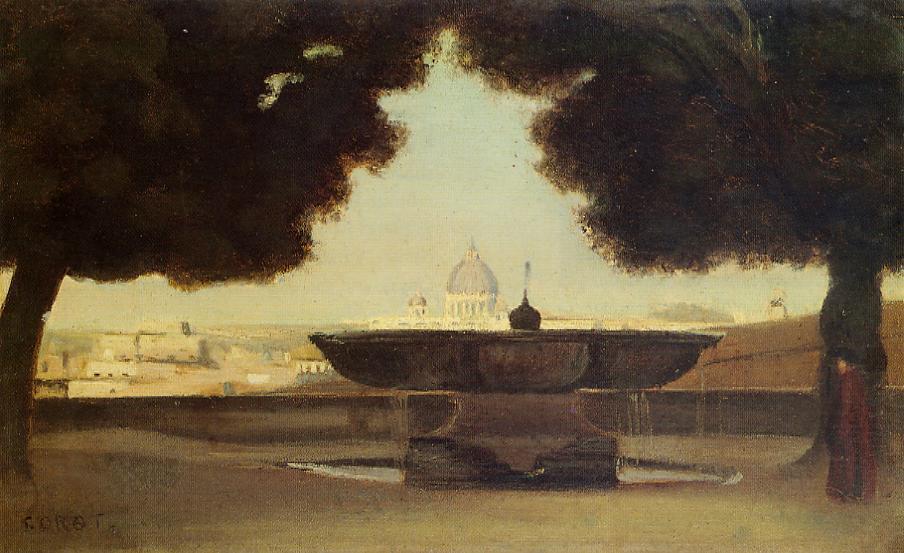 Rome - The Fountain Of The Academie De France — Žan-batist Kamil Korote