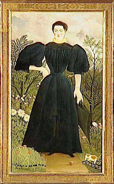 Portrait De Mme M., Dit Autrefois Portrait De La Premiere Femme De Rousseau — Henri Julien Félix Rousseau (le Douanier)