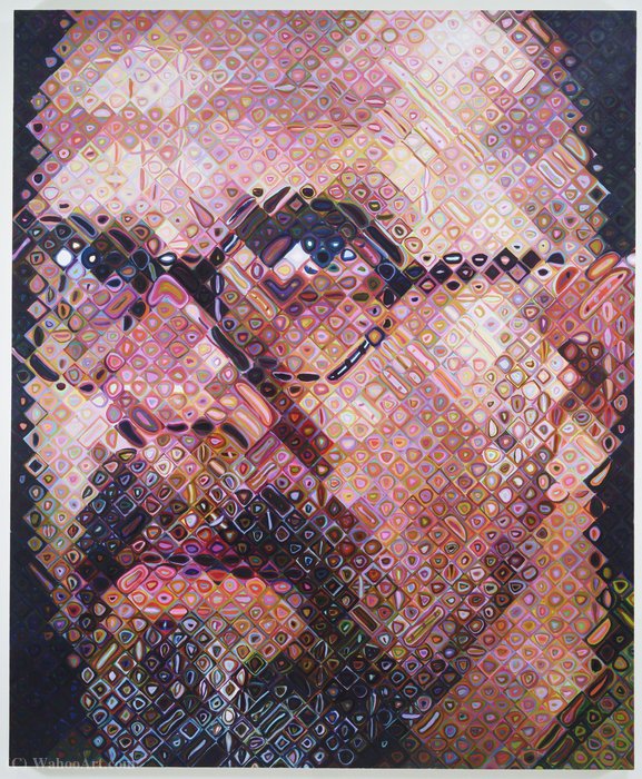 Self Portrait — チャック・クローズ