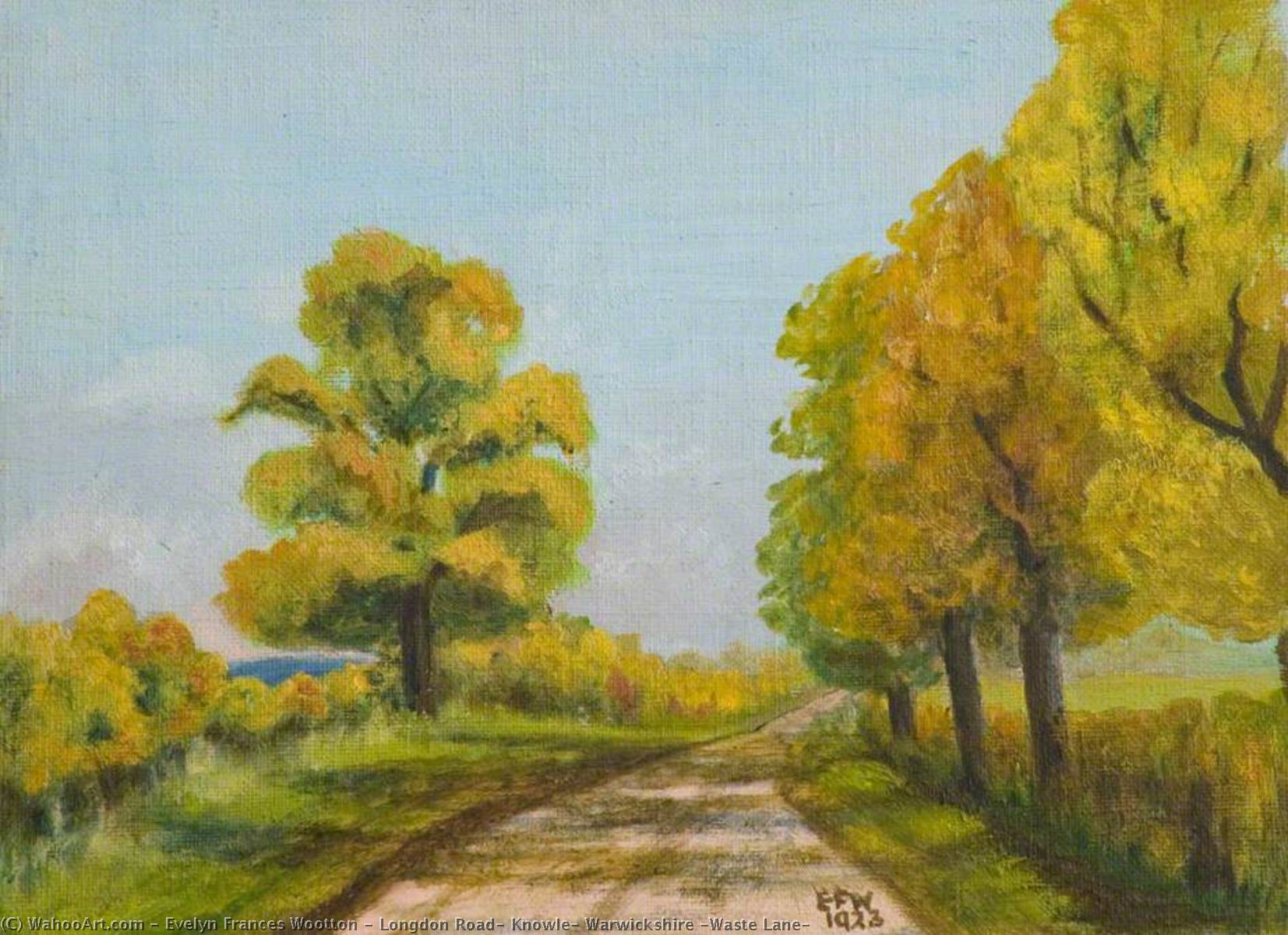 Longdon Road, Knowle, Warwickshire (waste Lane) — Evelyn Frances Wootton