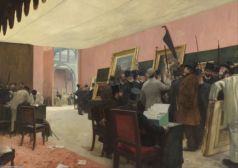 Une Scéance Du Jury De Peinture — Henri Gervex