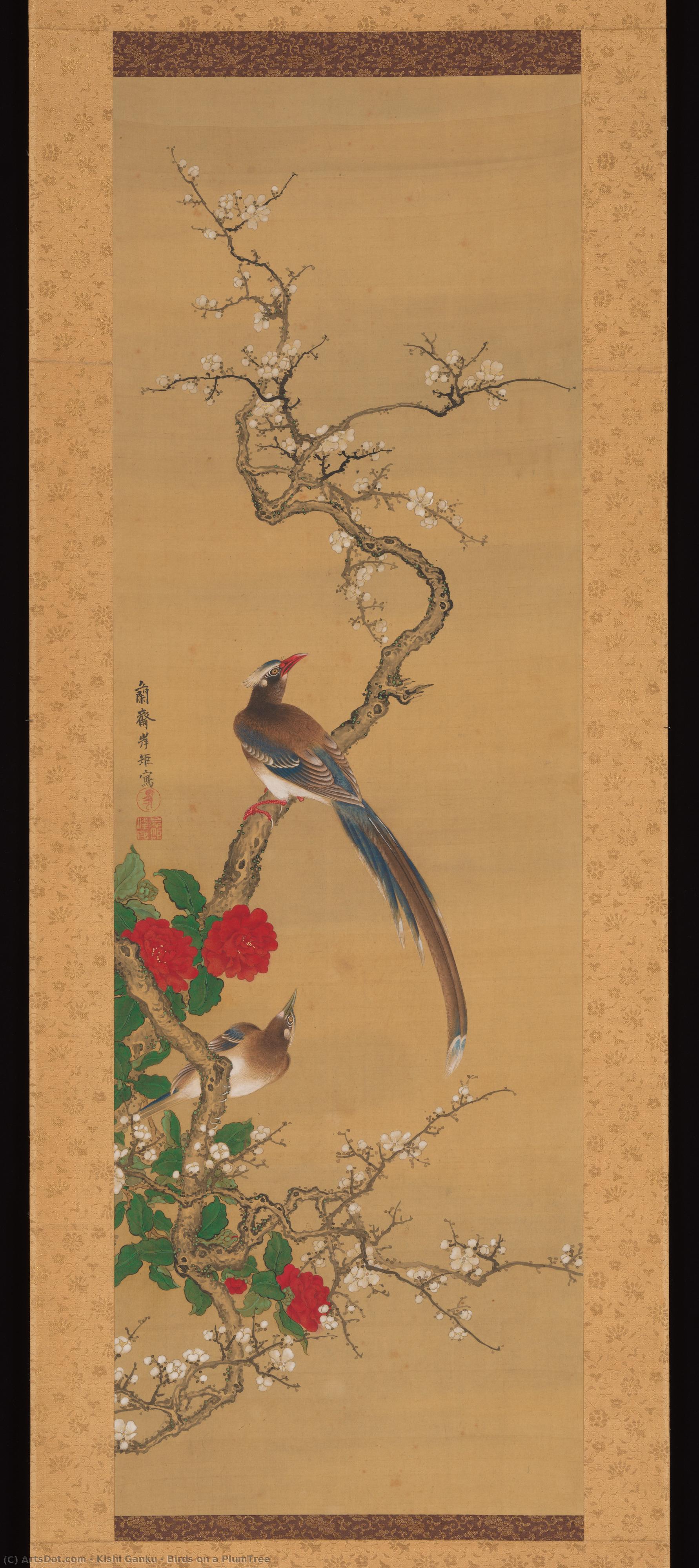 Birds On A Plumtree — Kishi Ganku