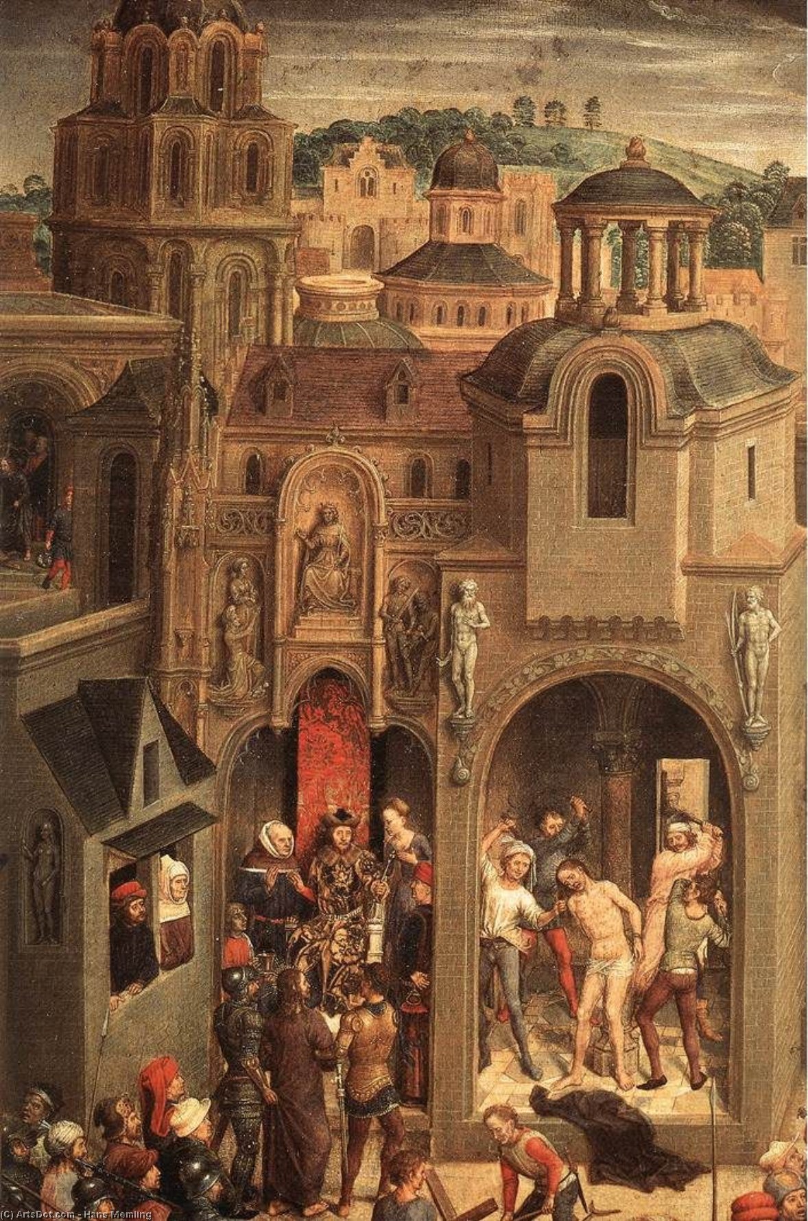 Scenes From The Passion Of Christ (detail) (14) — Memling, Hans
