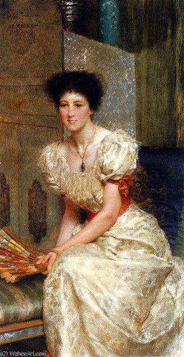 Sir Lawrence Portrait Of Mrs Charles Wyllie — Lourens Alma Tadema