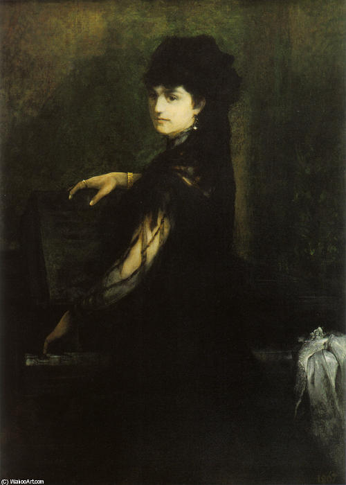 Amalie Makart Am Klavier — Hans Makart
