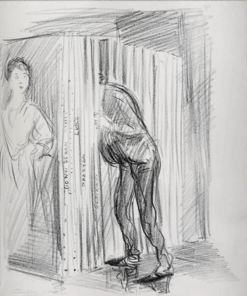 Picture Racks At The Macbeth Gallery — John French Sloan