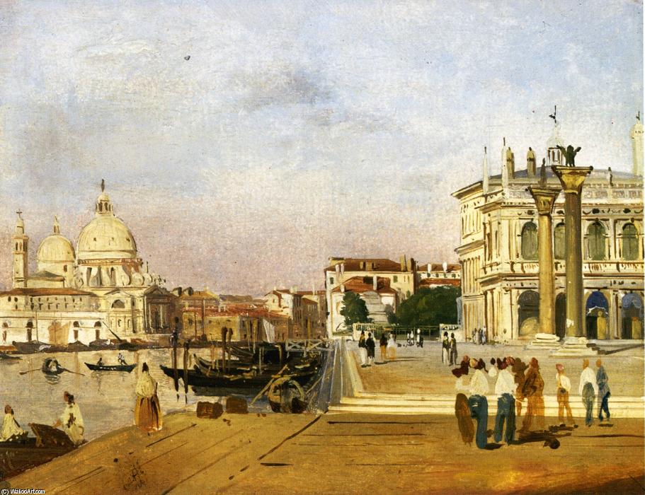 Venice, The Molo Towards Ovest — Ippolito Caffi