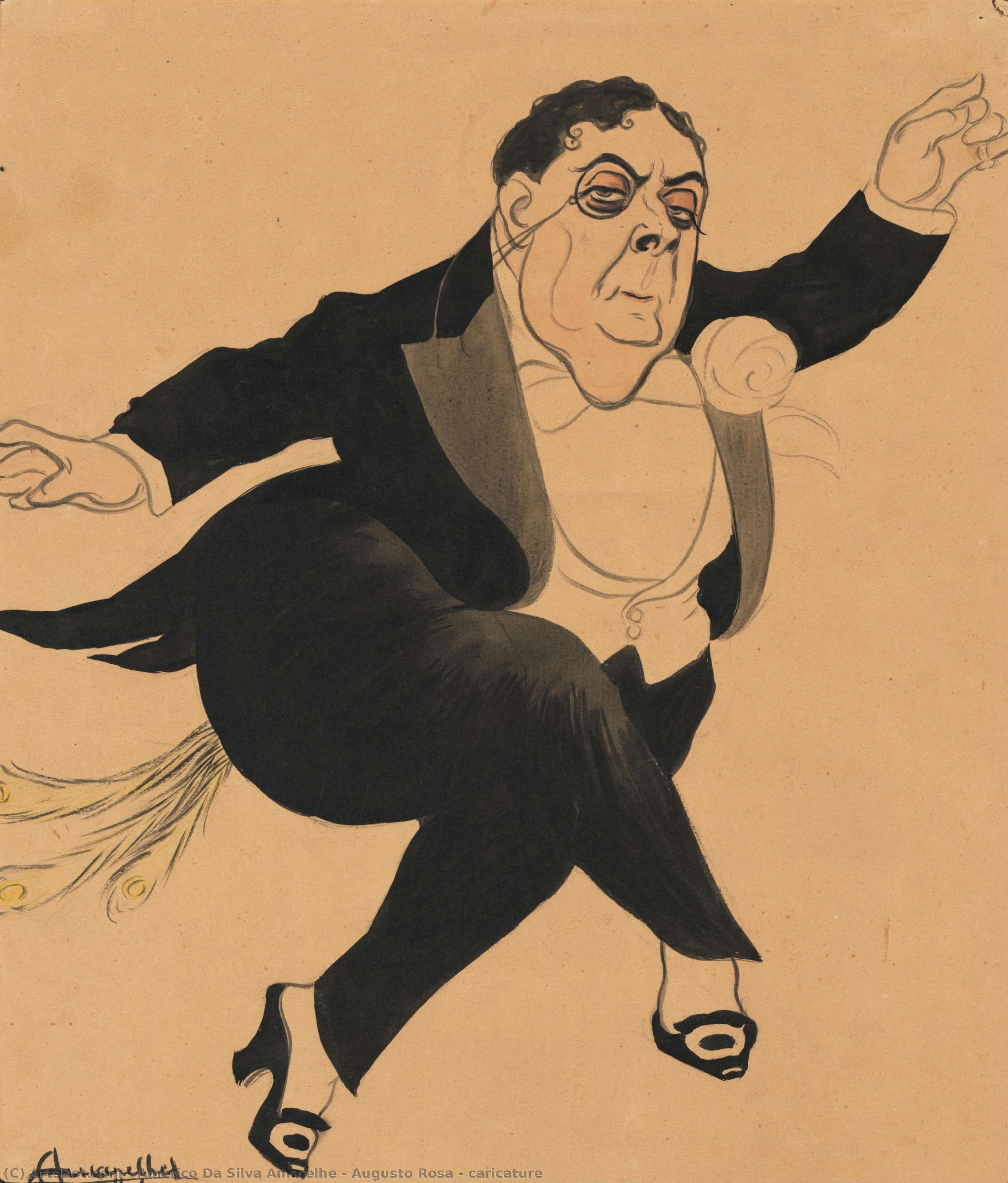 Augusto Rosa - Caricature — Américo Da Silva Amarelhe