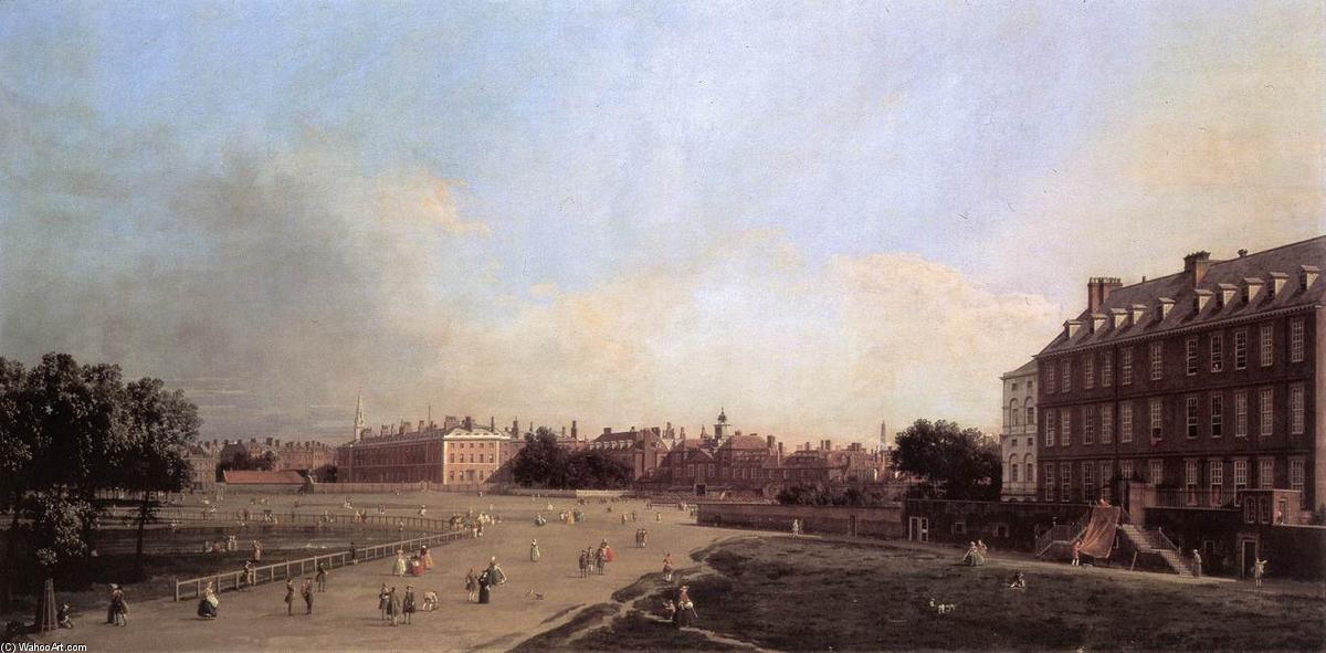 Londres: Las Antiguas Caballerizas De La Guardia Desde St James's Park — Giovanni Antonio Canal