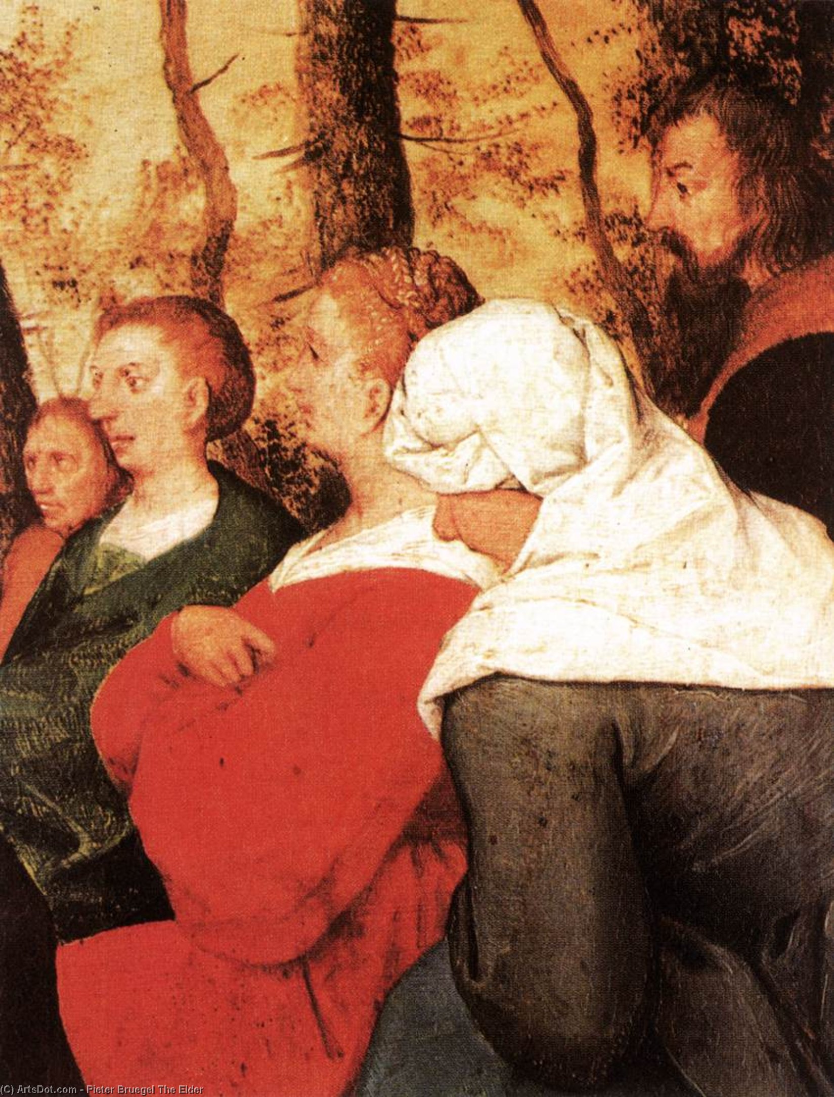 The Sermon Of St John The Baptist (detail) — Пијетр Бругел Старији